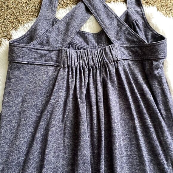 Michael Stars Linen Blend Dress Elastic Back Womens Size Small - Picture 5 of 6